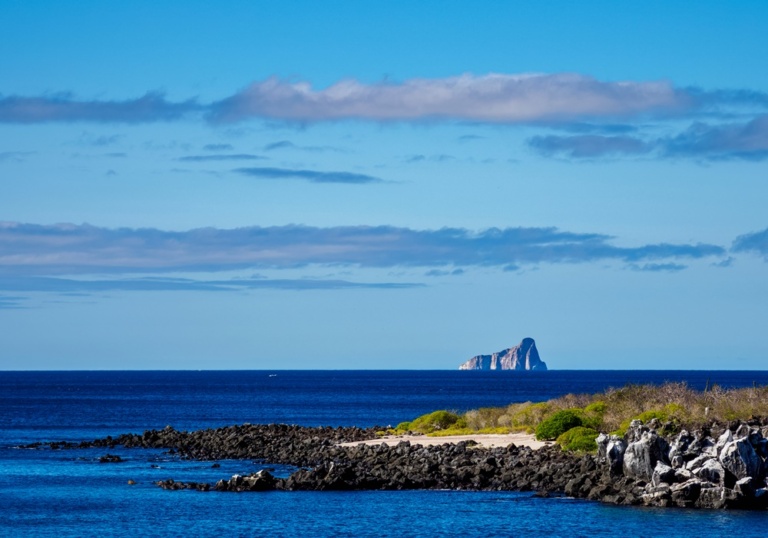Landscape,Of,Western,Coast,,San,Cristobal,Or,Chatham,Island,,Galapagos,